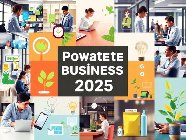 Colaj cu idei de afaceri profitabile pentru 2025.